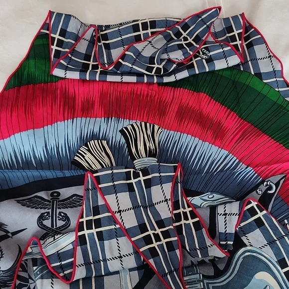 Hermès Cheval Punk Scarf/Losange Cashmere & Silk - Picture 14 of 14